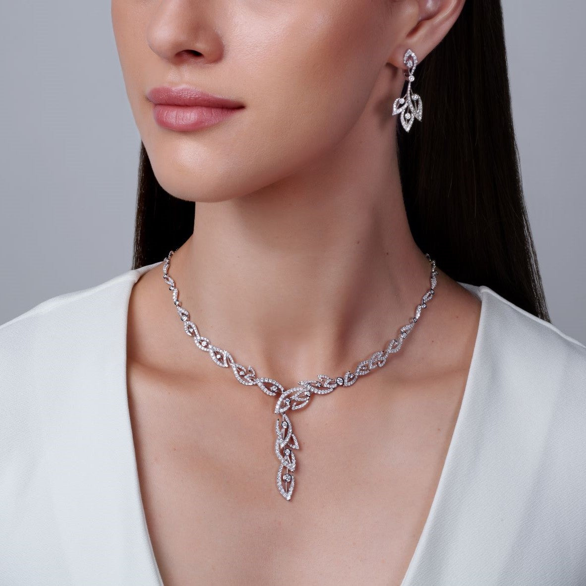 AMALFI Diamant Halskette mit Verlängerung