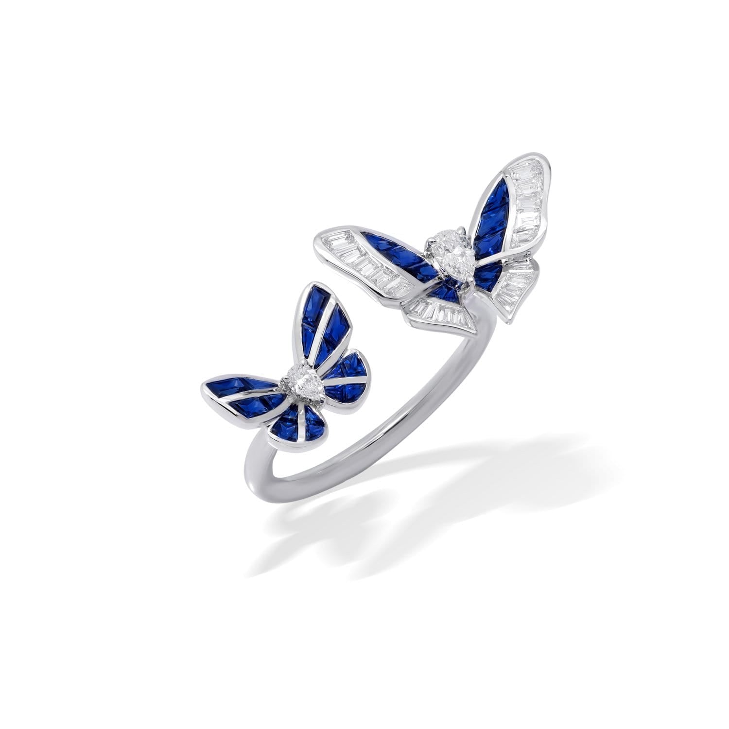 BUTTERFLY LOVERS Saphir Ring