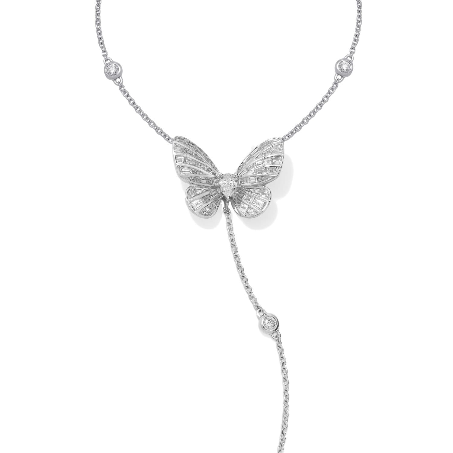 BUTTERFLY LOVERS Diamant-Halskette